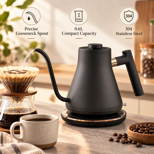 0.6L Gooseneck Electric Kettle