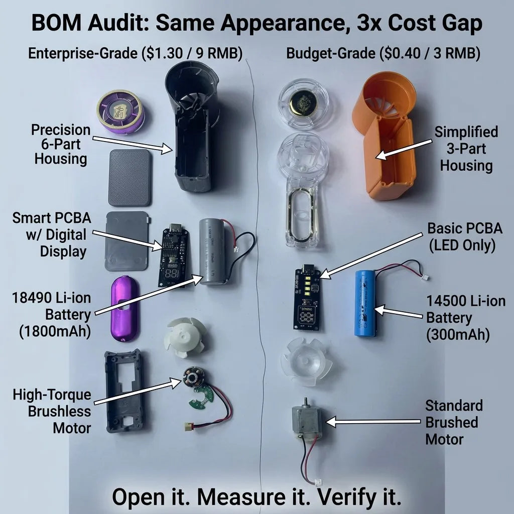 Side-by-side Teardown Comparison: Enterprise-Grade vs Budget-Grade Fan