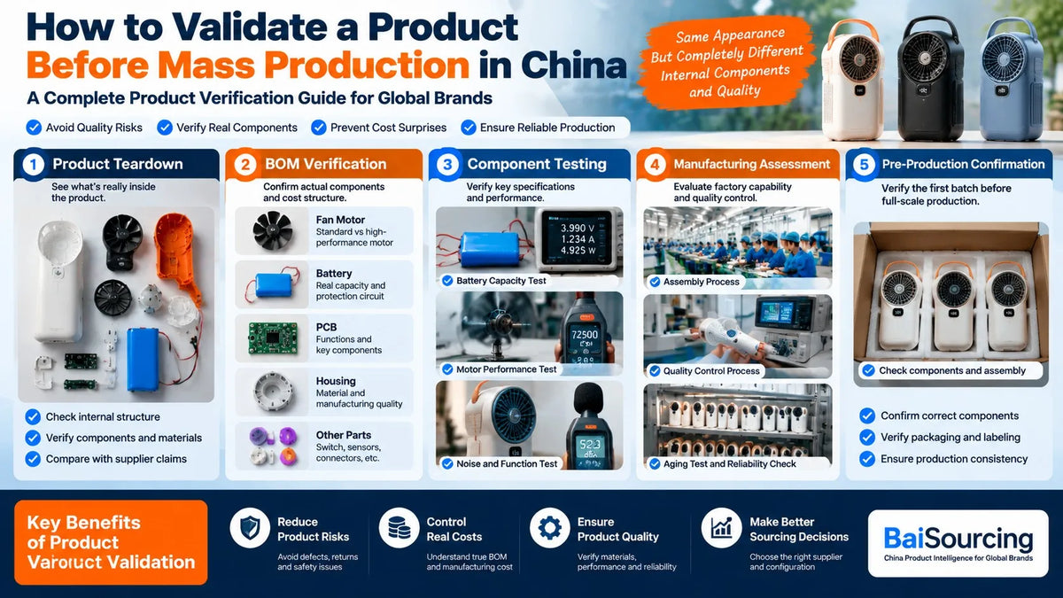 How to Validate a Product Before Mass Production in China: A Complete Product Verification Guide