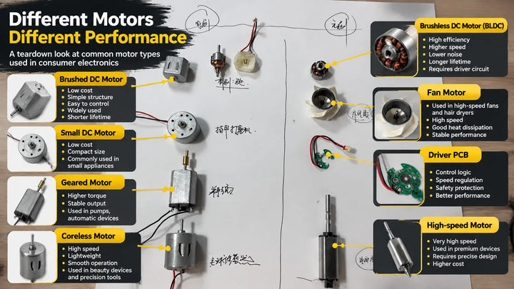 Brushed vs Brushless Motors: The Hidden Component That Determines Consumer Electronics Quality