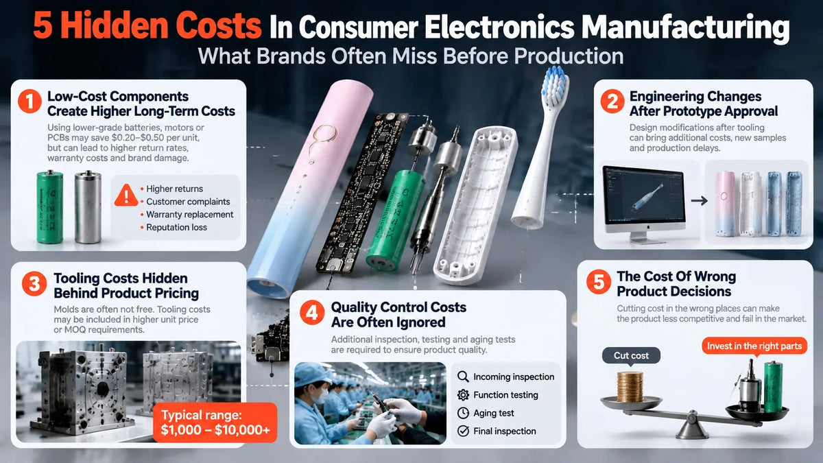 5 Hidden Costs In Consumer Electronics Manufacturing: What Brands Often Miss Before Production