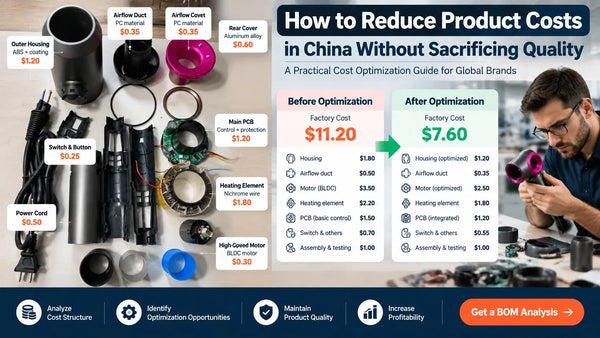 How to Reduce Product Costs in China Without Sacrificing Quality: A Practical Cost Optimization Guide