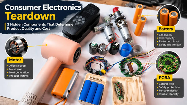 Consumer Electronics Teardown: 3 Hidden Components That Determine Product Quality and Cost