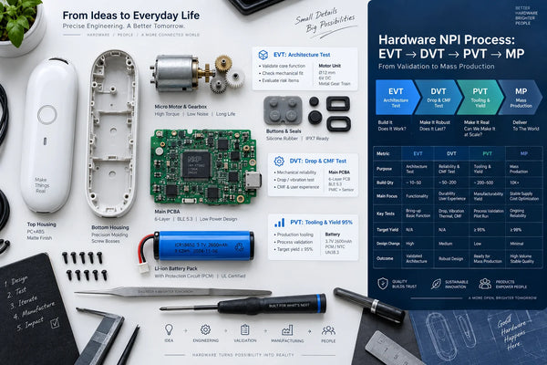 From Prototype to Mass Production: The EVT, DVT, and PVT Stages of China Hardware Manufacturing