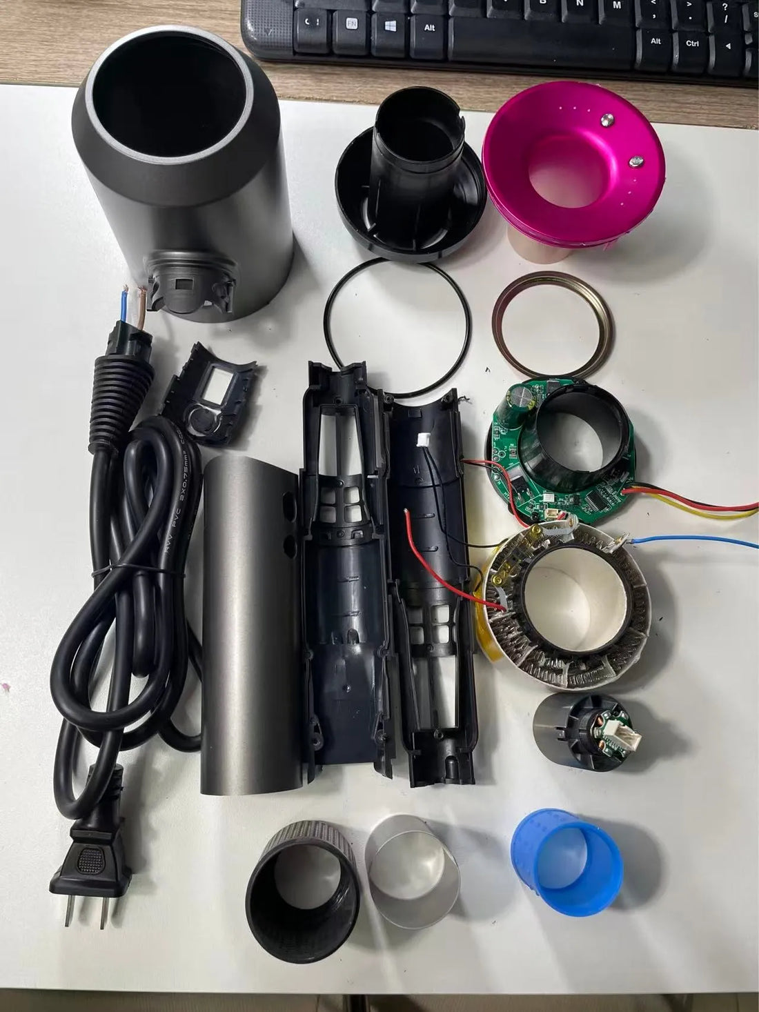 Dyson copy hair dryer teardown