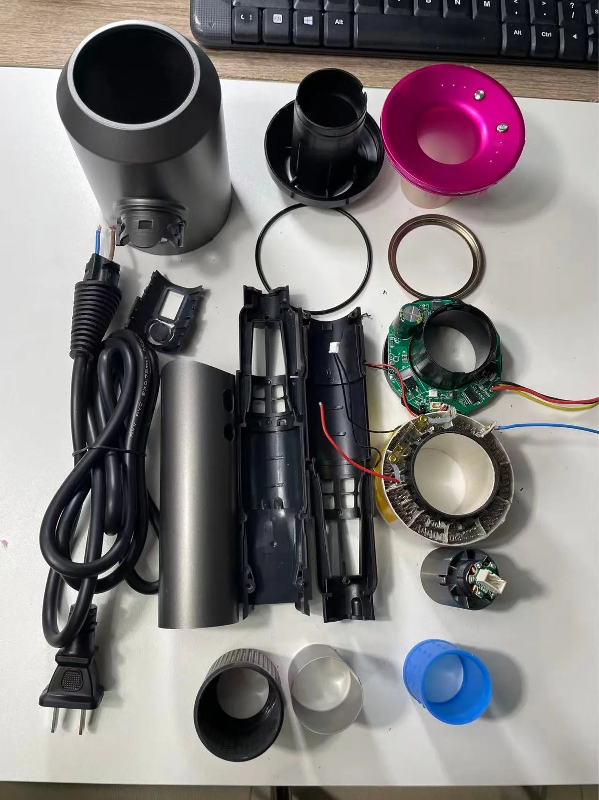 Dyson copy hair dryer teardown