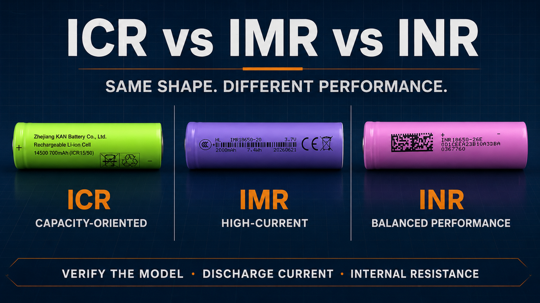 ICR vs IMR vs INR Batteries: What Product Buyers Should Verify