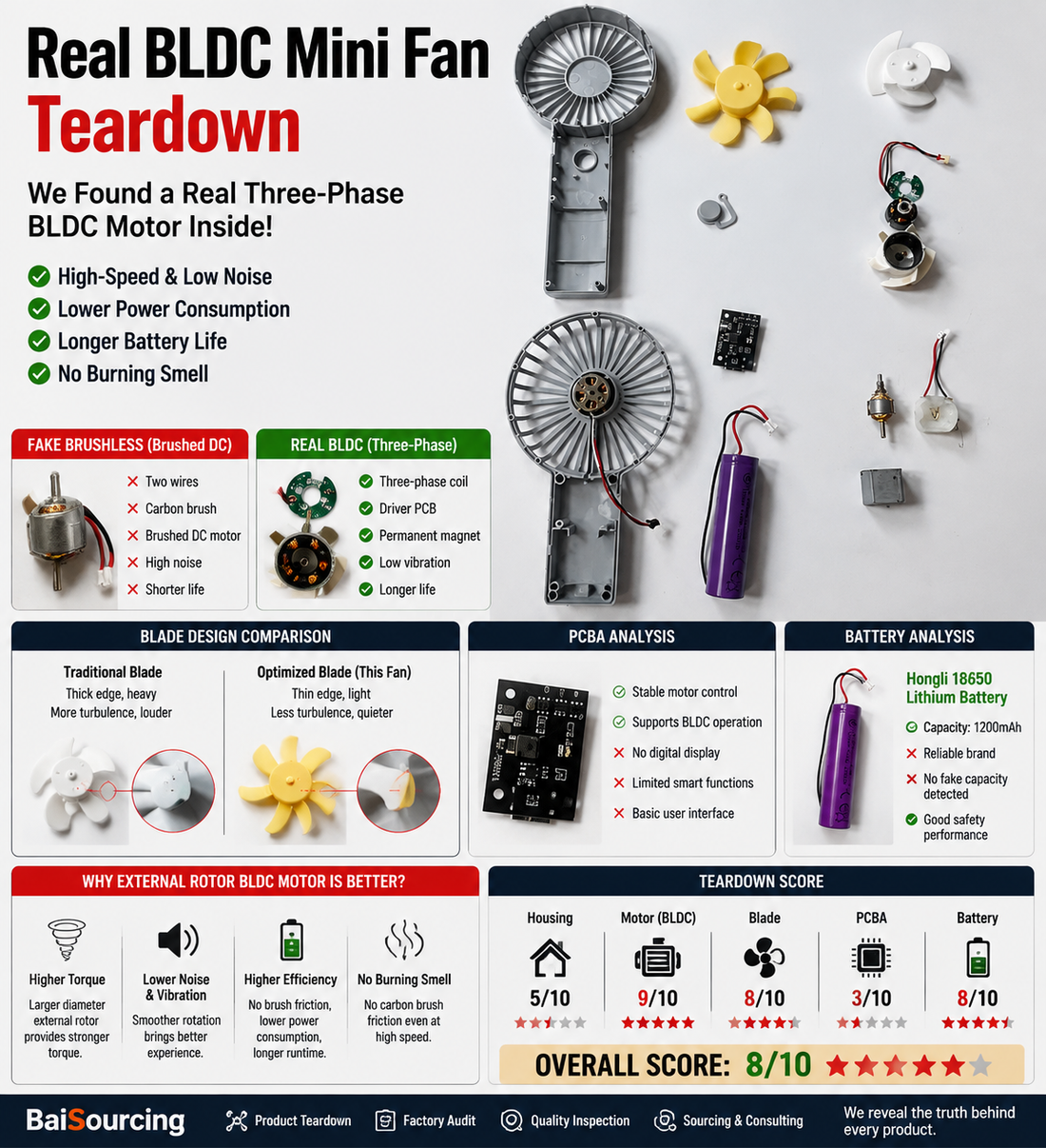 Real BLDC Mini Fan Teardown: We Found Something Rare