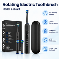 Rotating Electric Toothbrush Model EYS024 Studio Shot