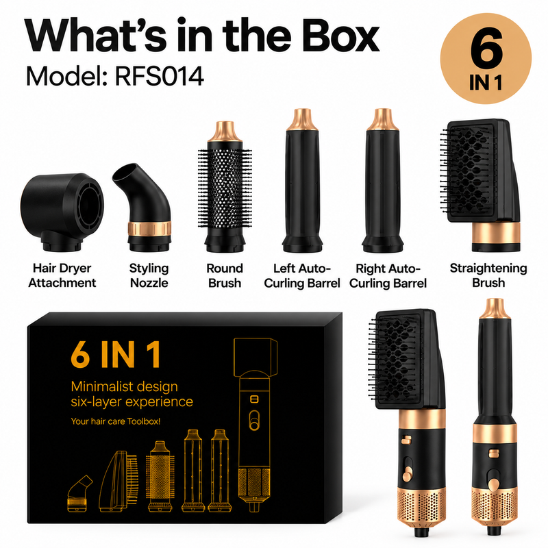 6-in-1 Multi-Function Air Styler (Model: RFS014)