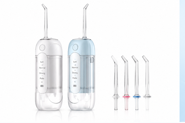 Portable Rechargeable Water Flosser KQHL-001 Main Unit & Nozzles