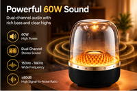 60W RGB Bluetooth Speaker YXFA-003 18 Intelligent LED Light Modes