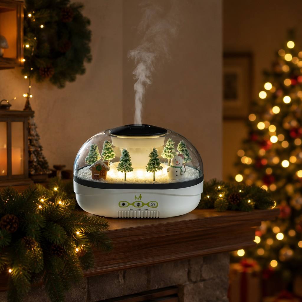 Snow Globe Winter Scene Aroma Diffuser