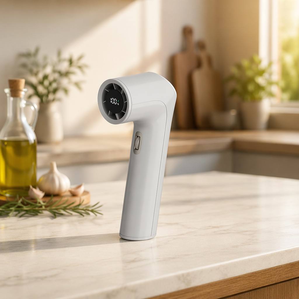 Portable Handheld Turbo Fan with Digital Display
