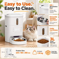 3L Button-Control Automatic Pet Feeder (WSQ001) - product image 1