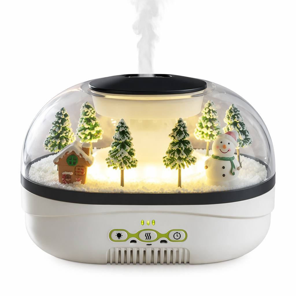 Snow Globe Winter Scene Aroma Diffuser