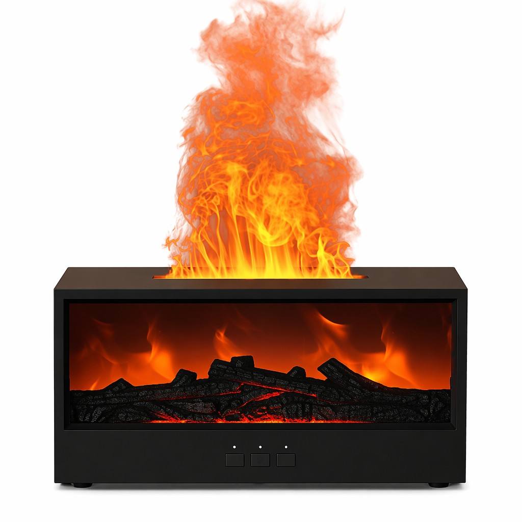 Electric Fireplace Flame Mist Humidifier