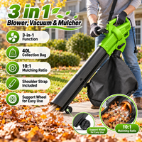 3-in-1 Electric Leaf Blower, Vacuum & Mulcher — CYJ011
