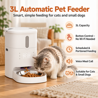 3L Button-Control Automatic Pet Feeder (WSQ001) - product image 2