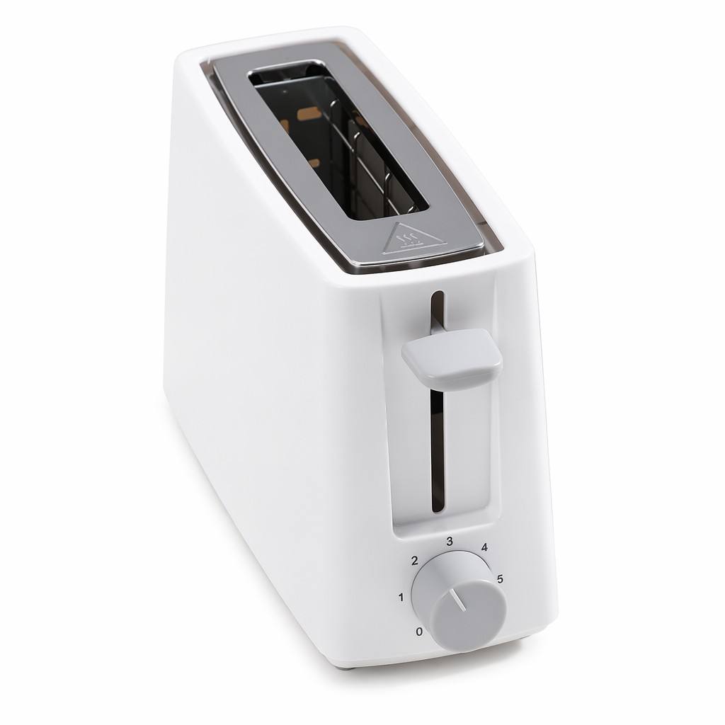 Single-Slot Toaster - Compact White