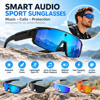 8MP Smart Camera Sports Glasses EGL033 with integrated 8MP camera and sport wraparound design