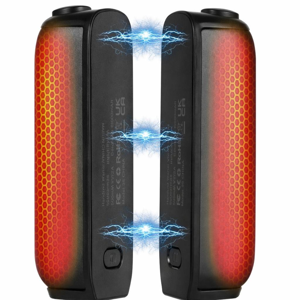 Twin Portable Rechargeable Hand Warmers - 10000mAh