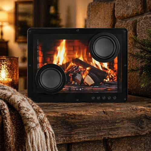 3D Fireplace Effect Bluetooth Speaker Heater