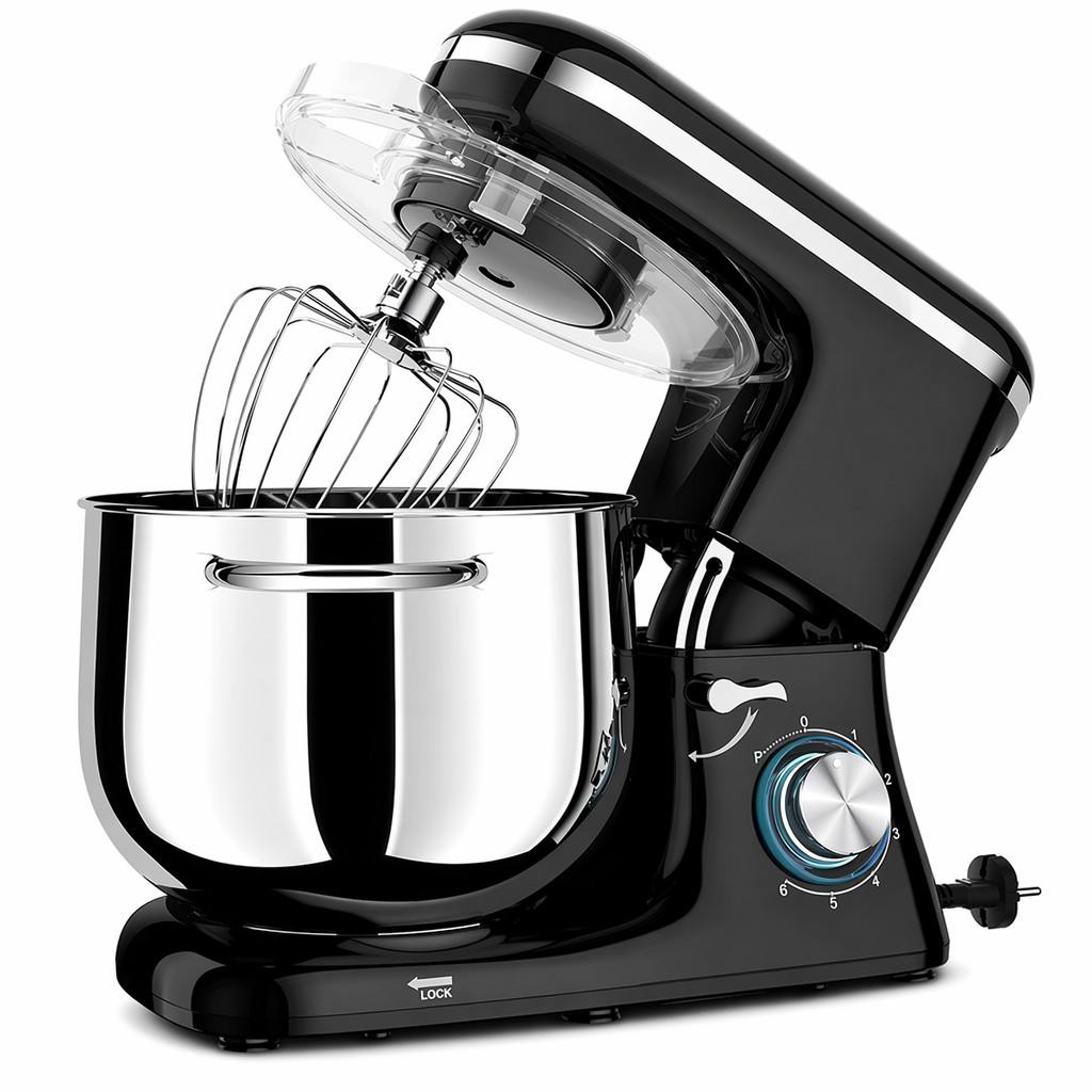 Stand Mixer - 6-Speed with Stainless Steel Bowl