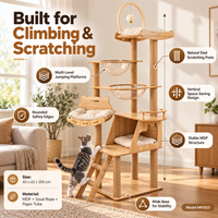 Multi-Level Cat Tree with Acrylic Hammocks (MPJ023) - product image 2