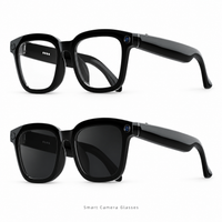 Smart Camera Audio Glasses EGL032 with clear and dark lens configurations