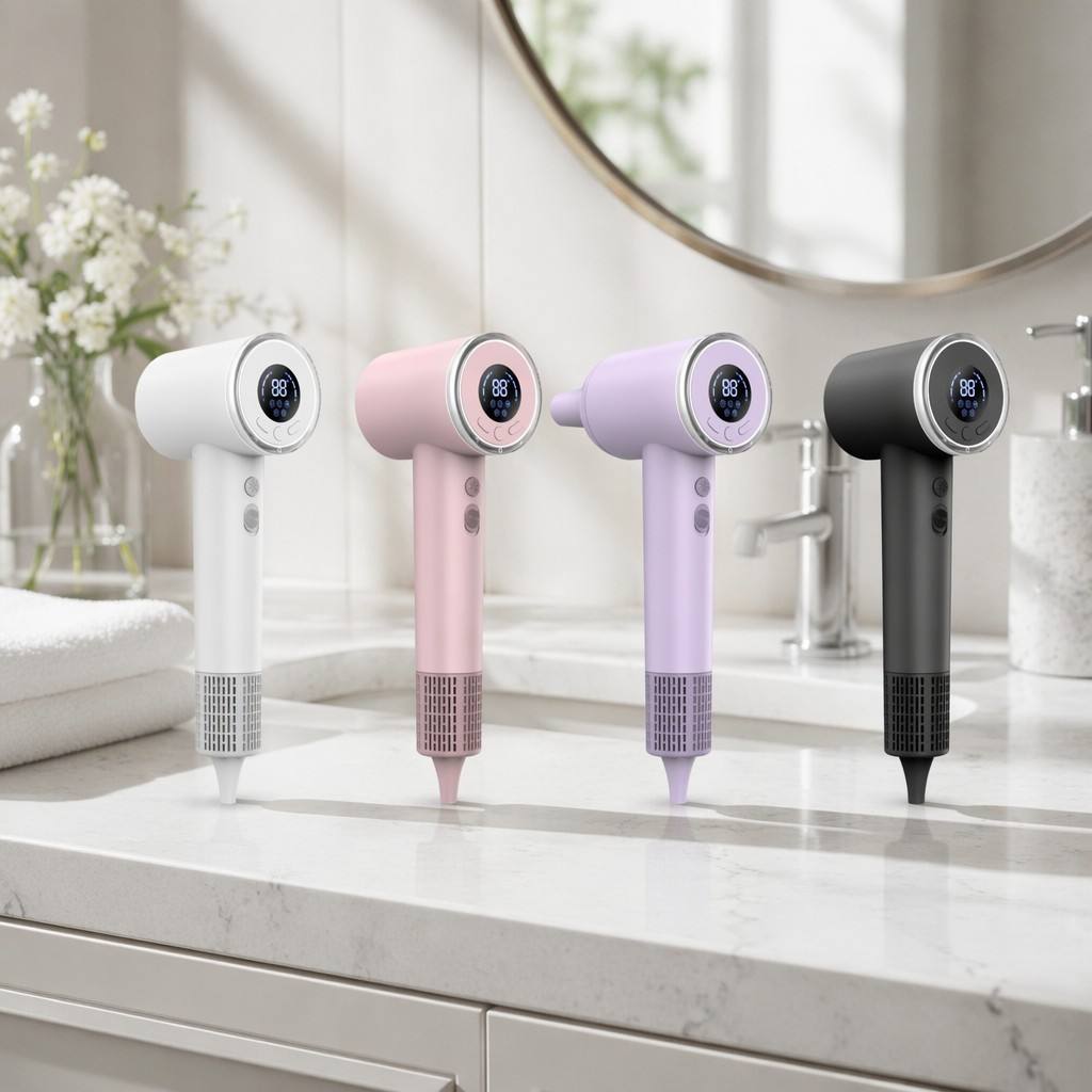 Digital Display High-Speed Hair Dryer - 4 Colors
