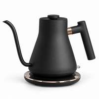 0.6L Gooseneck Electric Kettle - white background product image