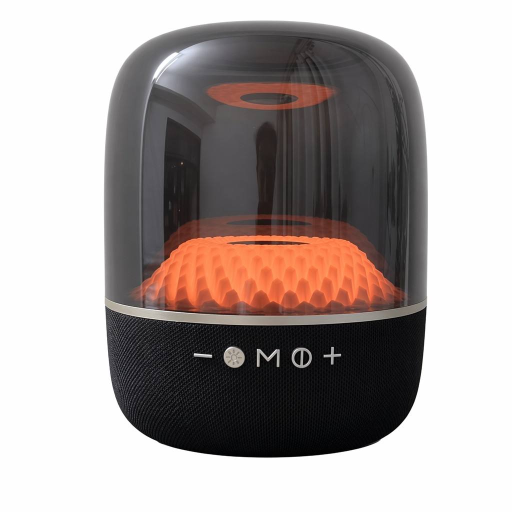 Mini Capsule Ambient Light Bluetooth Speaker - Smoke