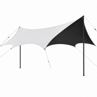4.4 × 4.4 m Butterfly Camping Canopy Tarp — HWY060