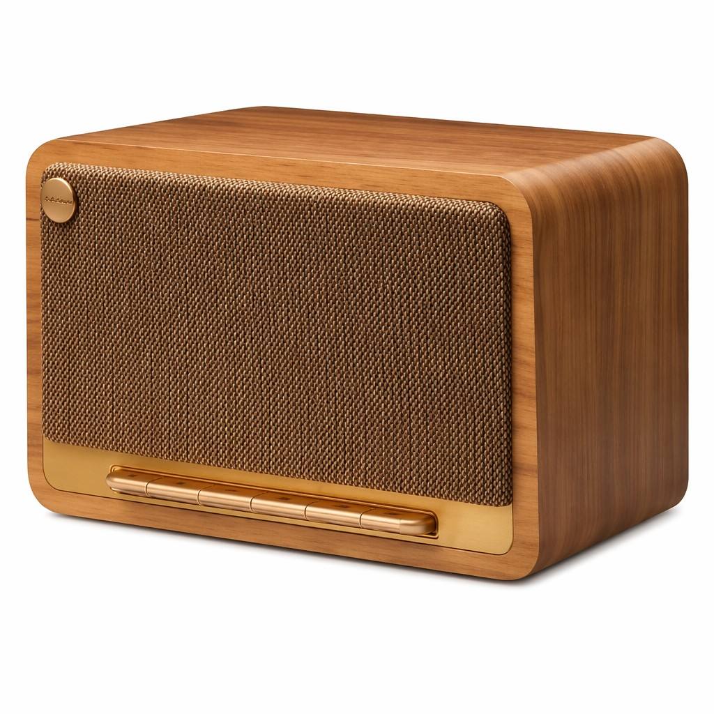 Retro Wood Grain Bluetooth Speaker - Soundcore