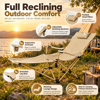Reclining Folding Camping Lounge Chair (Model: HWY052) - Image 3